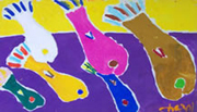Painting of Fishes by Chazal